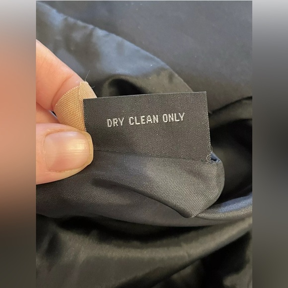 AMERICAN BAZAAR black button front long sleeve coat over coat 6 small s - Picture 5 of 6